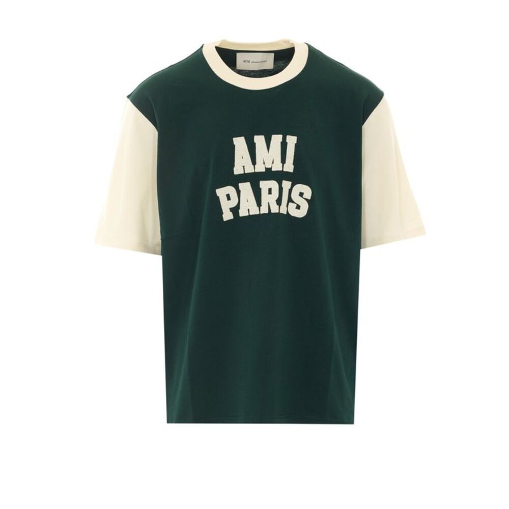 Ami Alexandre Mattiussi Men Ami Paris Logo T-Shirt